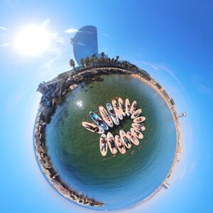 El sistema profesional para anclar grupos de SUP Yoga