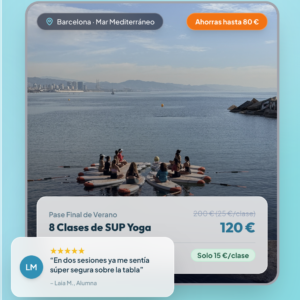 Pase Final de Verano de SUP Yoga: